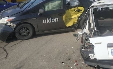У Києві на Оболоні таксист влаштував масштабну ДТП