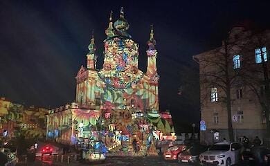 Всемирно известный швейцарский художник по свету Герри Хофштеттер подсветит здания Киева в канун Рождества