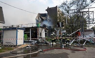 Патрульна поліція показала перші хвилини після російського удару в Черкасах